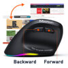 Left-Handed Ergonomic Wireless Mouse
