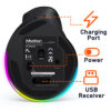 Left-Handed Ergonomic Wireless Mouse