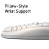 Wireless Ergonomic Gray Keyboard