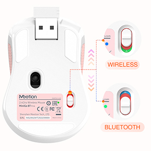 2.4G Pink Wireless/Bluetooth