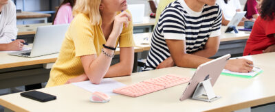 Pink Foldable Keyboard and Mouse