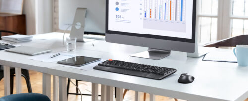 Wireless Ergonomic Keyboard Mouse Combo