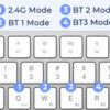 Quite Slim Four Modes Keyboard