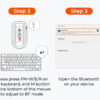 Wireless Ultra-thin Apple Keyboard and Mouse Combo