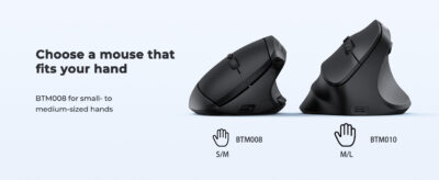 DUAL MODE ERGONOMIC WIRELESS MOUSE
