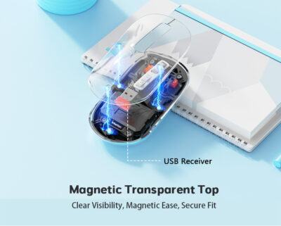 Wireless Dual Mode Transparent Mouse