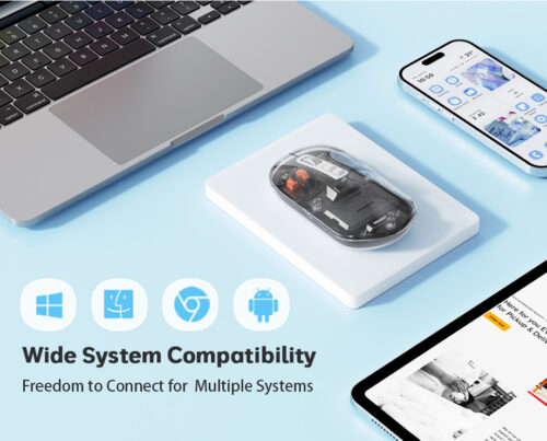 Wireless Dual Mode Transparent Mouse