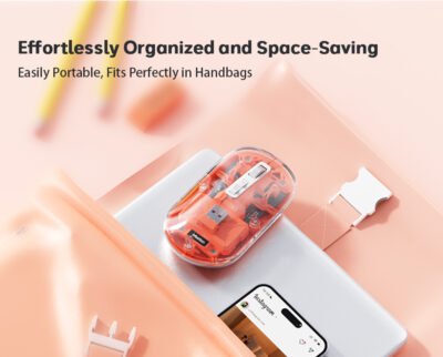 2.4g&Bluetooth Wireless Transparent Mouse