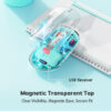 2.4g Wireless and Bluetooth Transparent Mouse