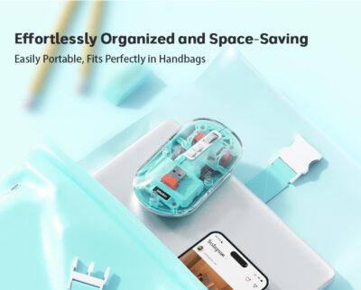 2.4g Wireless and Bluetooth Transparent Mouse