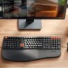 Wireless Dual-mode Ergonomic Keyboard and Mouse Set