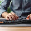 Wireless Dual-mode Ergonomic Keyboard and Mouse Set