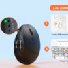 Wireless Dual-mode Ergonomic Keyboard and Mouse Set