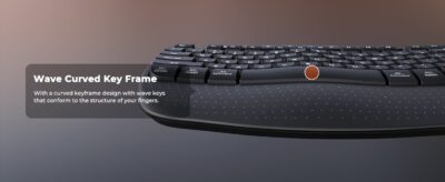 Wireless Dual-mode Ergonomic Keyboard and Mouse Combo