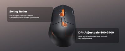 Wireless Dual-mode Ergonomic Keyboard and Mouse Combo