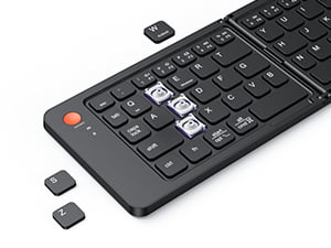 Black Foldable Keyboard and Mouse