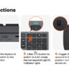 MEETION Wireless Keyboard and Mouse Combo