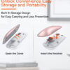 Ultra-Thin Full-Size Rose Gold Wireless Office Combo