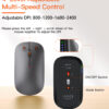 Ultra-Thin Full-Size Space Gray Wireless Office Combo