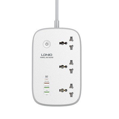 3 AC Outlets Wi-Fi Smart Power Strip SCW3451