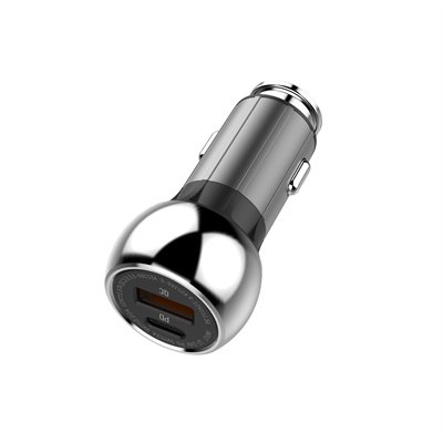 36W Zinc Alloy Shell Super Fast Car charger C1