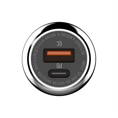 36W Zinc Alloy Shell Super Fast Car charger C1