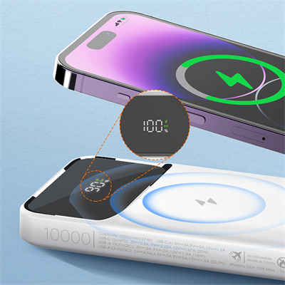 10000mAh Led Digital Display Wireless Power Bank PQ11