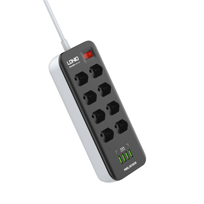 8 AC Outlets Brazilian Power Strip SBR8412