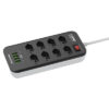 8 AC Outlets Brazilian Power Strip SBR8412