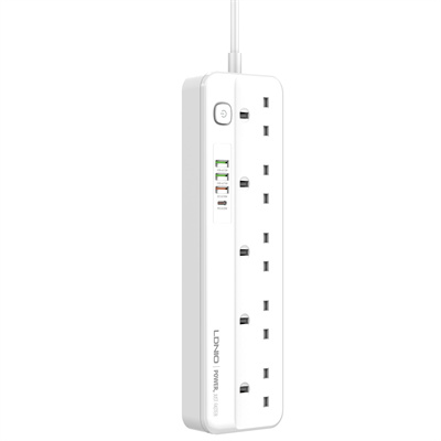 5 AC Outlets UK Power Strip SK5493