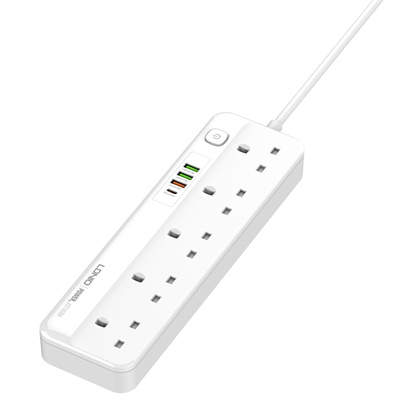 5 AC Outlets UK Power Strip SK5493