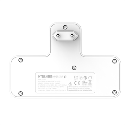 2 AC Outlets Portable Extension Power Socket SC2311
