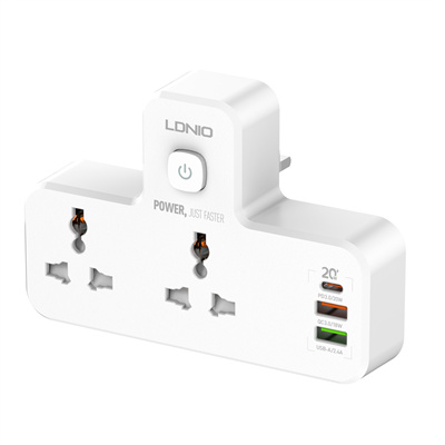 2 AC Outlets Portable Extension Power Socket SC2311