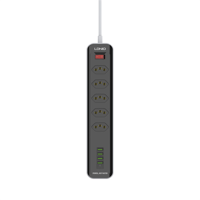 5 AC Outlets Brazilian Power Strip SBR5411