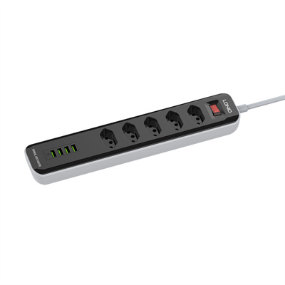 5 AC Outlets Brazilian Power Strip SBR5411