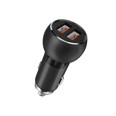 36W Dual USB Super Fast Car charger C503Q
