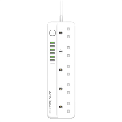 5 AC Outlets UK Power Strip SK5691