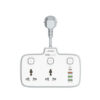 2 AC Outlets Portable Electrical Extension Socket SC2413