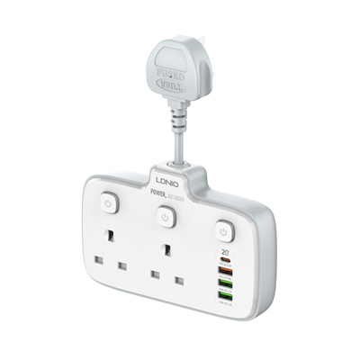 2 AC Outlets Portable Electrical Extension Socket SK2492