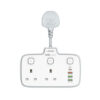 2 AC Outlets Portable Electrical Extension Socket SK2492