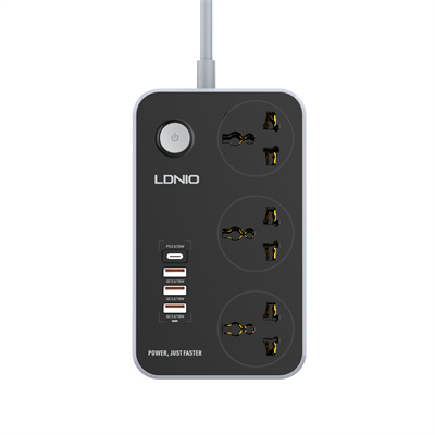 3 AC Outlets Universal Power Strip SC3412