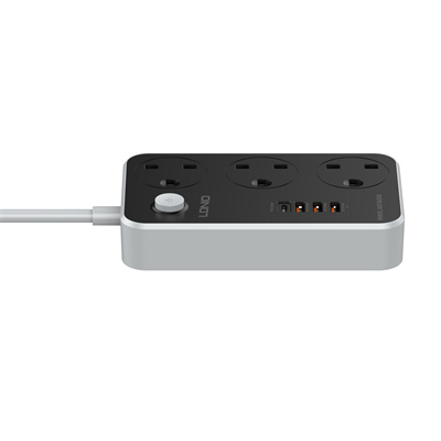 3 AC Outlets UK Power Strip SK3468