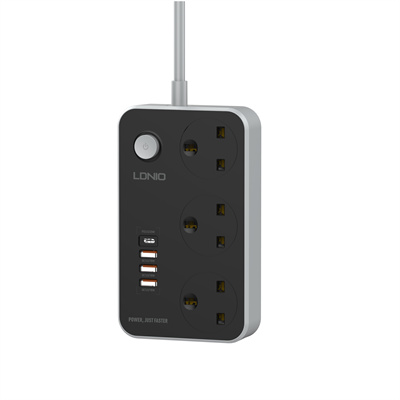 3 AC Outlets UK Power Strip SK3468
