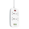 4 AC Outlets Universal Power Strip SC4407