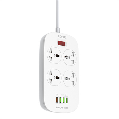 4 AC Outlets Universal Power Strip SC4407