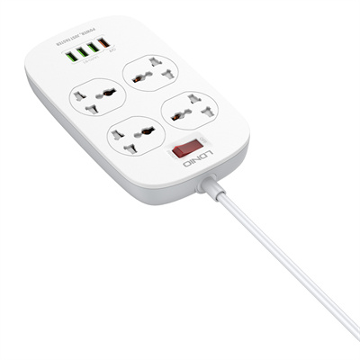 4 AC Outlets Universal Power Strip SC4407