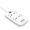 4 AC Outlets Universal Power Strip SC4407