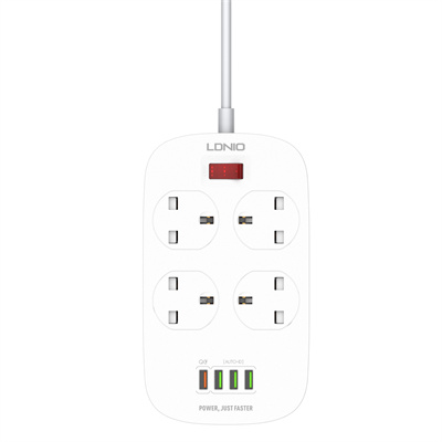 4 AC Outlets UK Power Strip SK4463