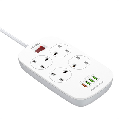 4 AC Outlets UK Power Strip SK4463