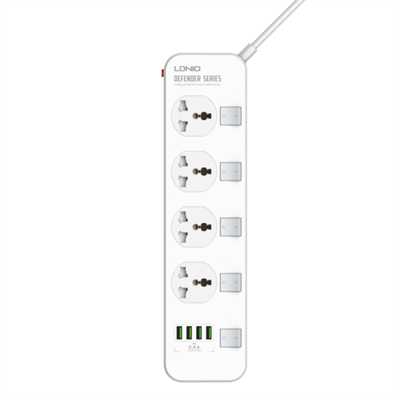 4 AC Outlets Universal Power Strip SC4408